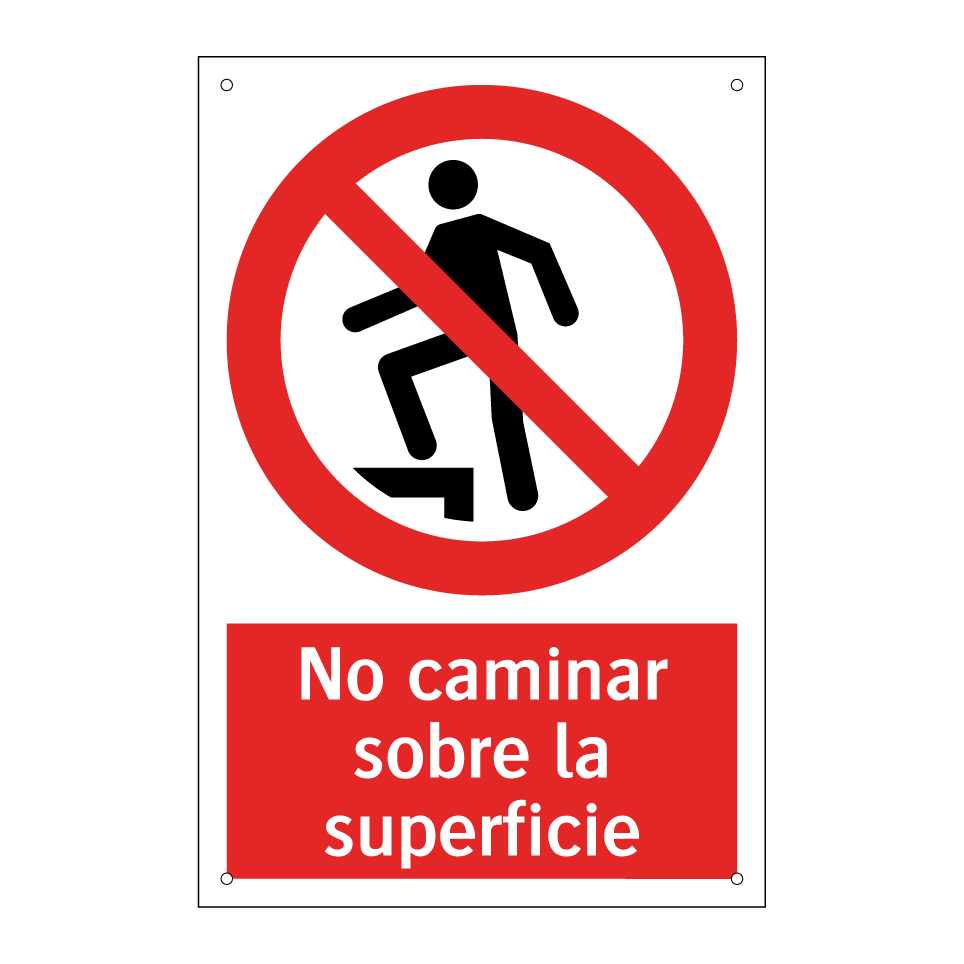 No caminar sobre la superficie