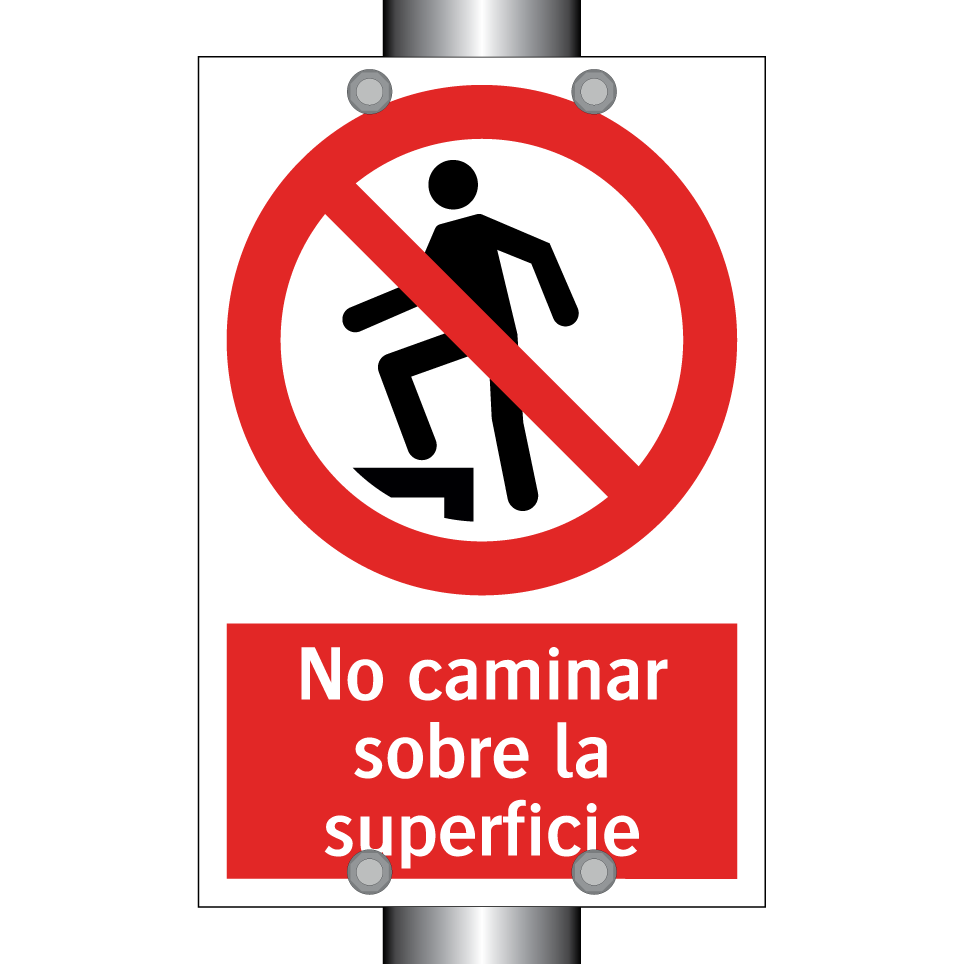 No caminar sobre la superficie