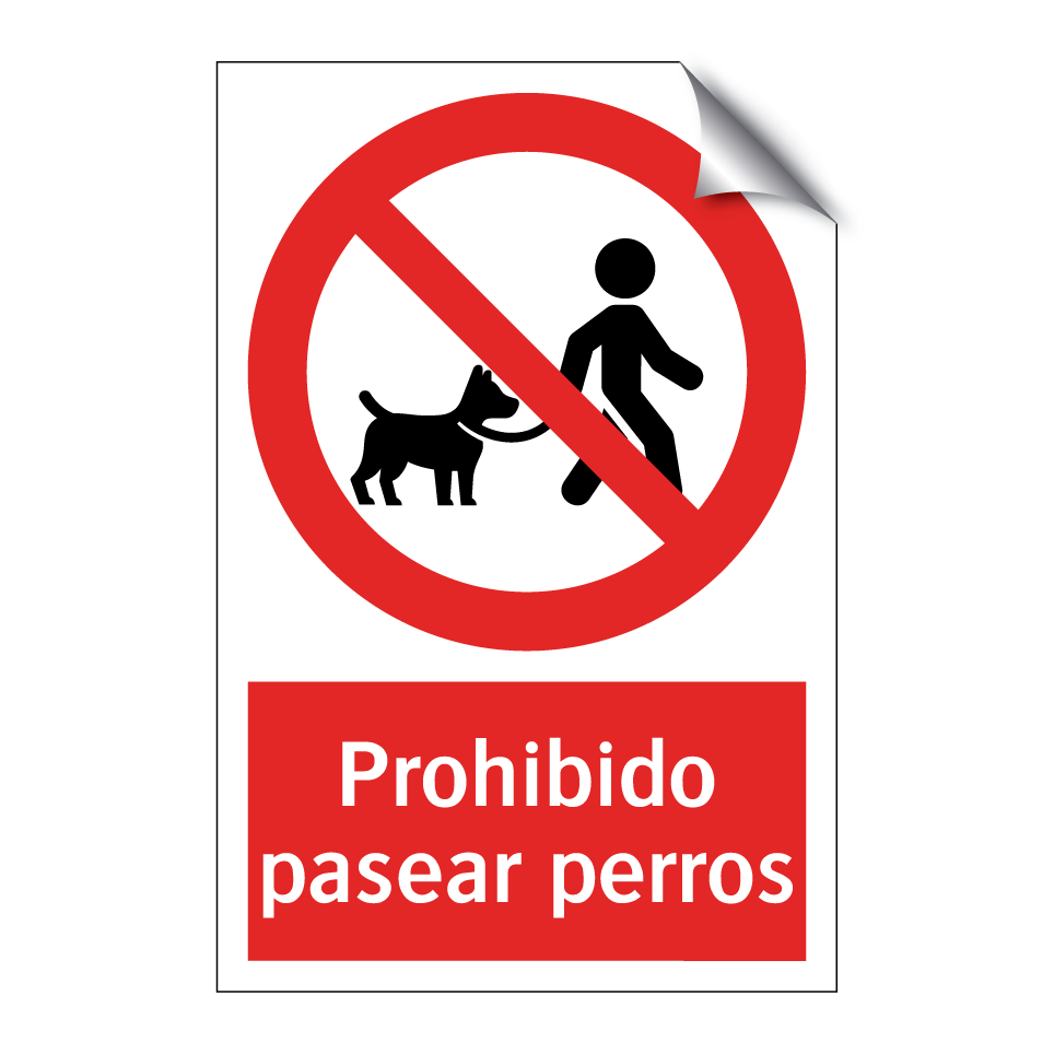 Prohibido pasear perros