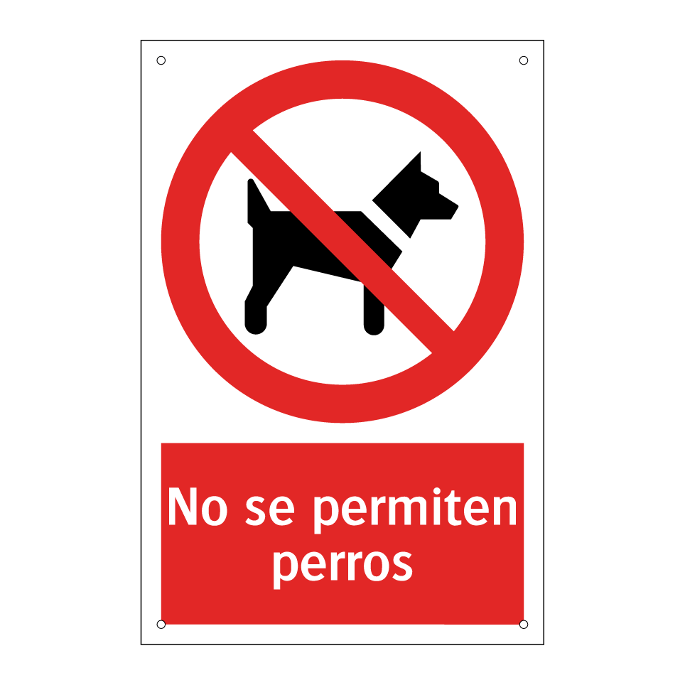 No se permiten perros