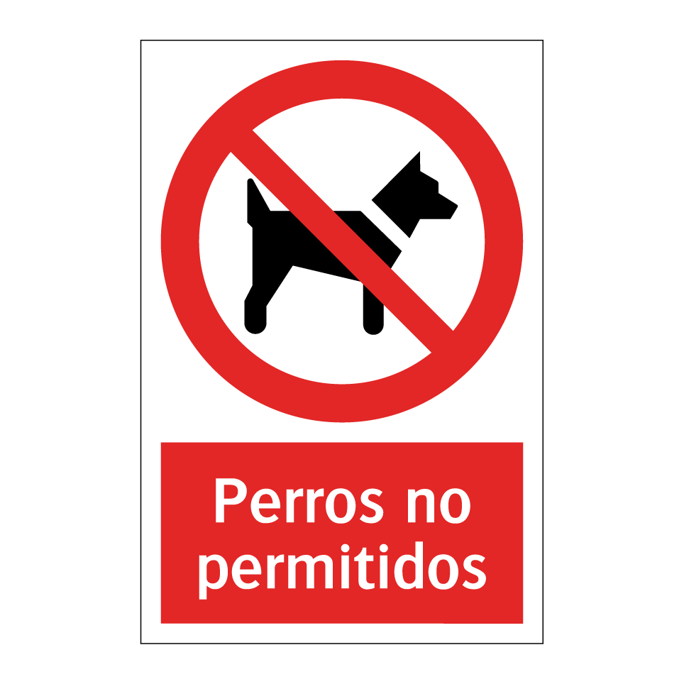 Perros no permitidos