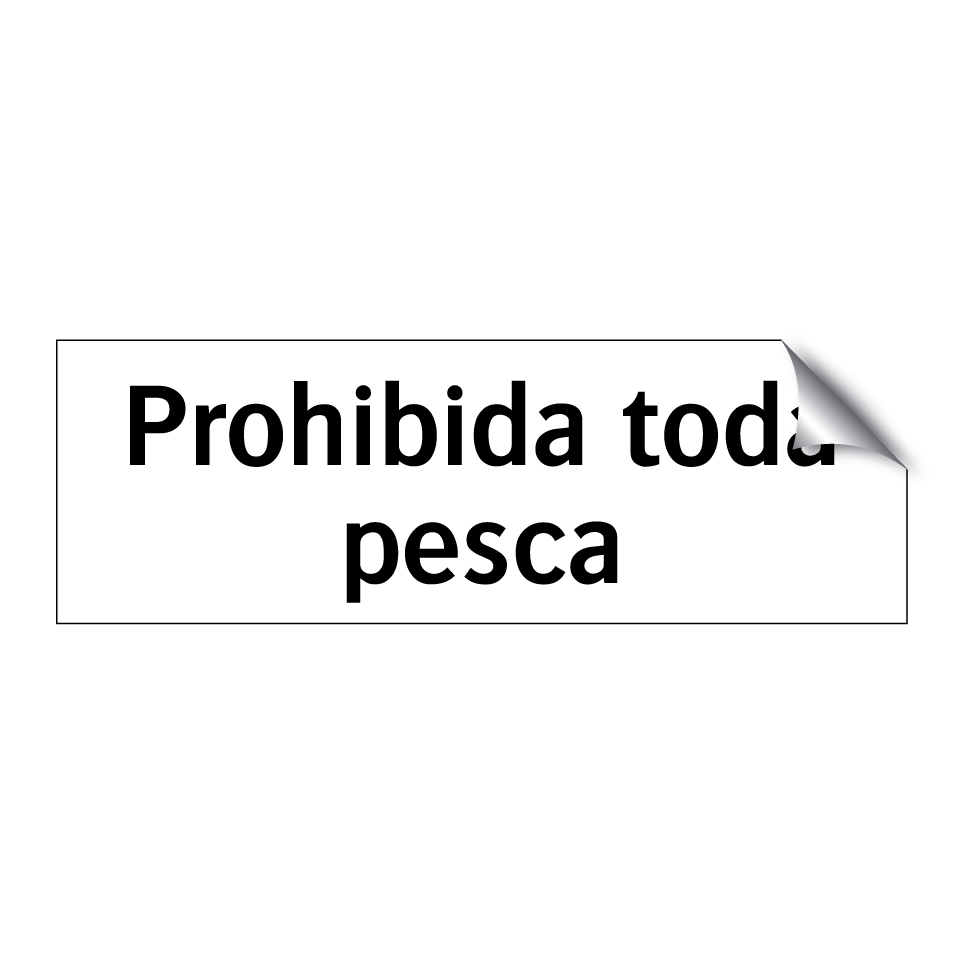 Prohibida toda pesca