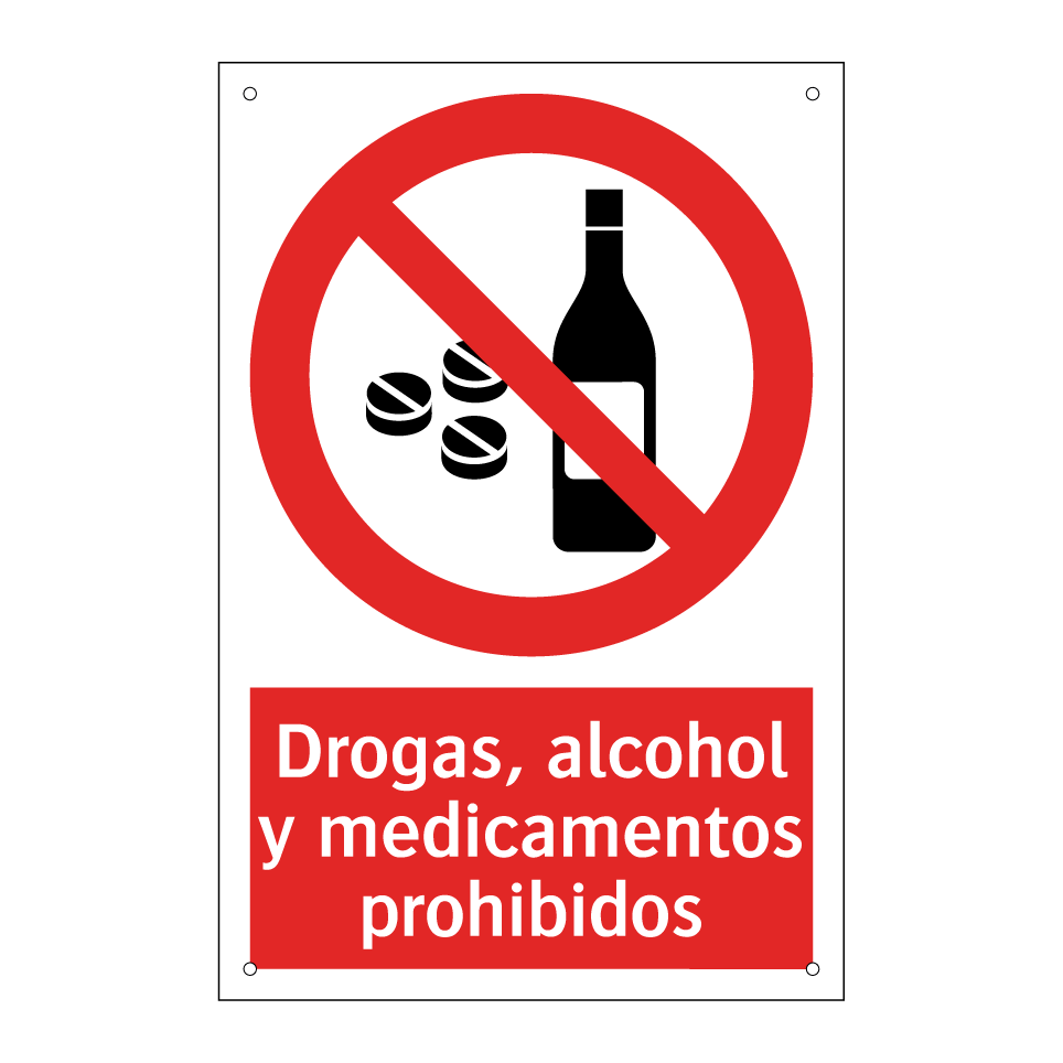 Drogas, alcohol y medicamentos prohibidos