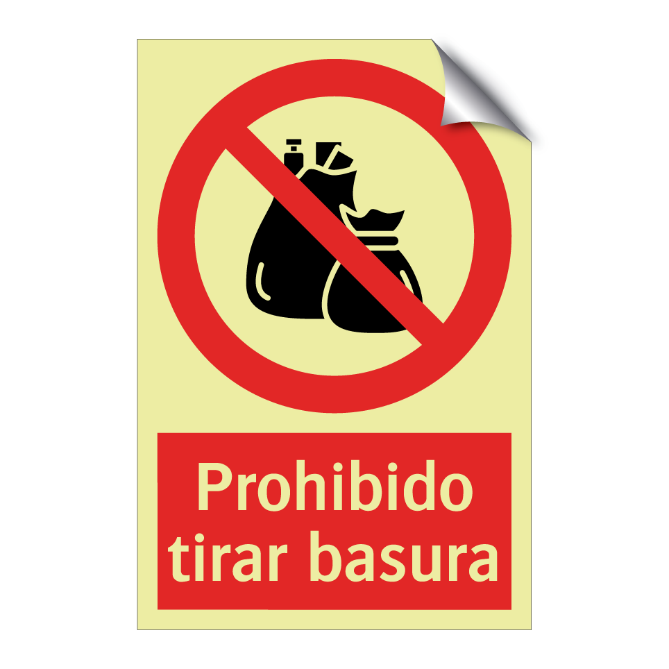 Prohibido tirar basura