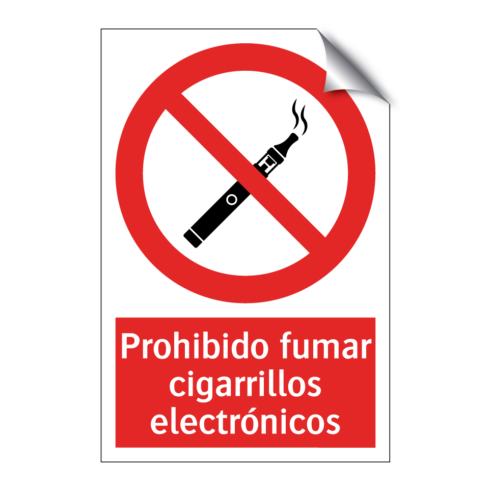 Prohibido fumar cigarrillos electrónicos