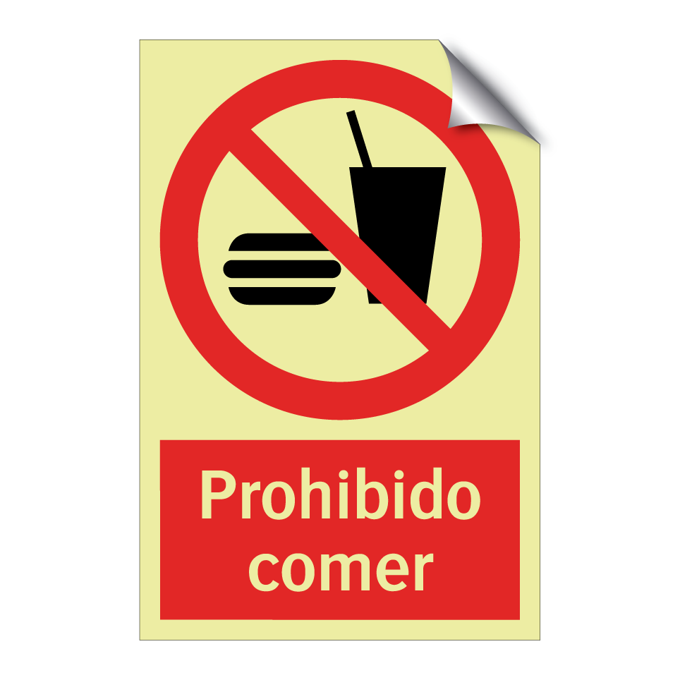 Prohibido comer