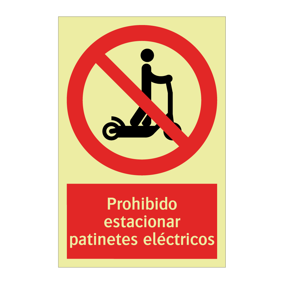 Prohibido estacionar patinetes eléctricos