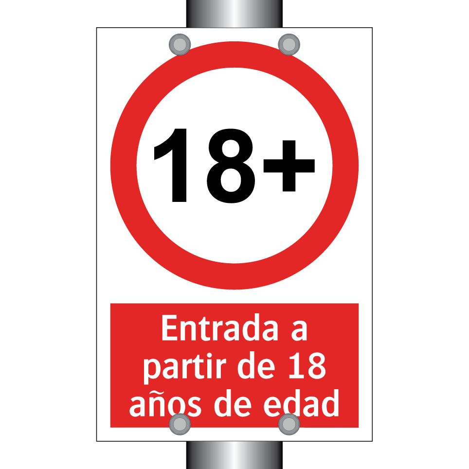 Entrada a partir de 18 años de edad