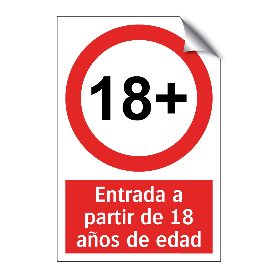 Entrada a partir de 18 años de edad