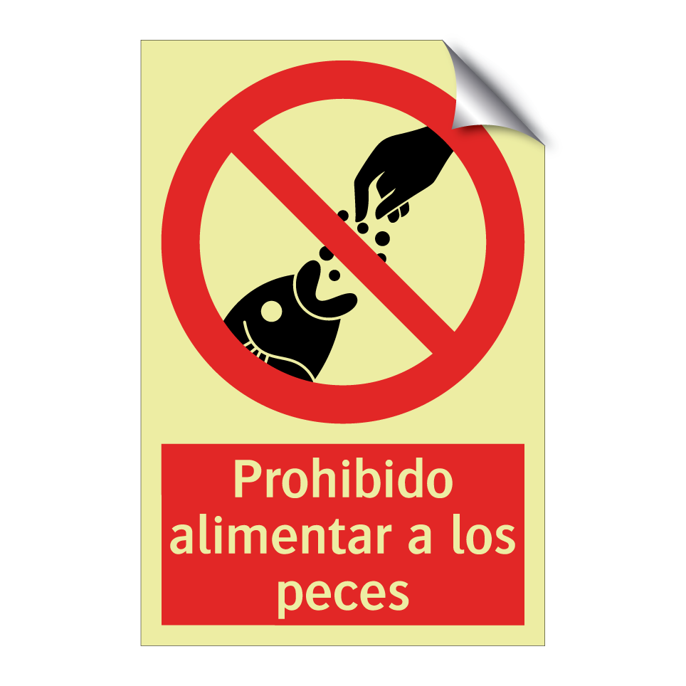 Prohibido alimentar a los peces
