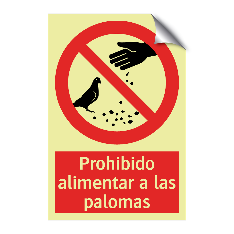 Prohibido alimentar a las palomas