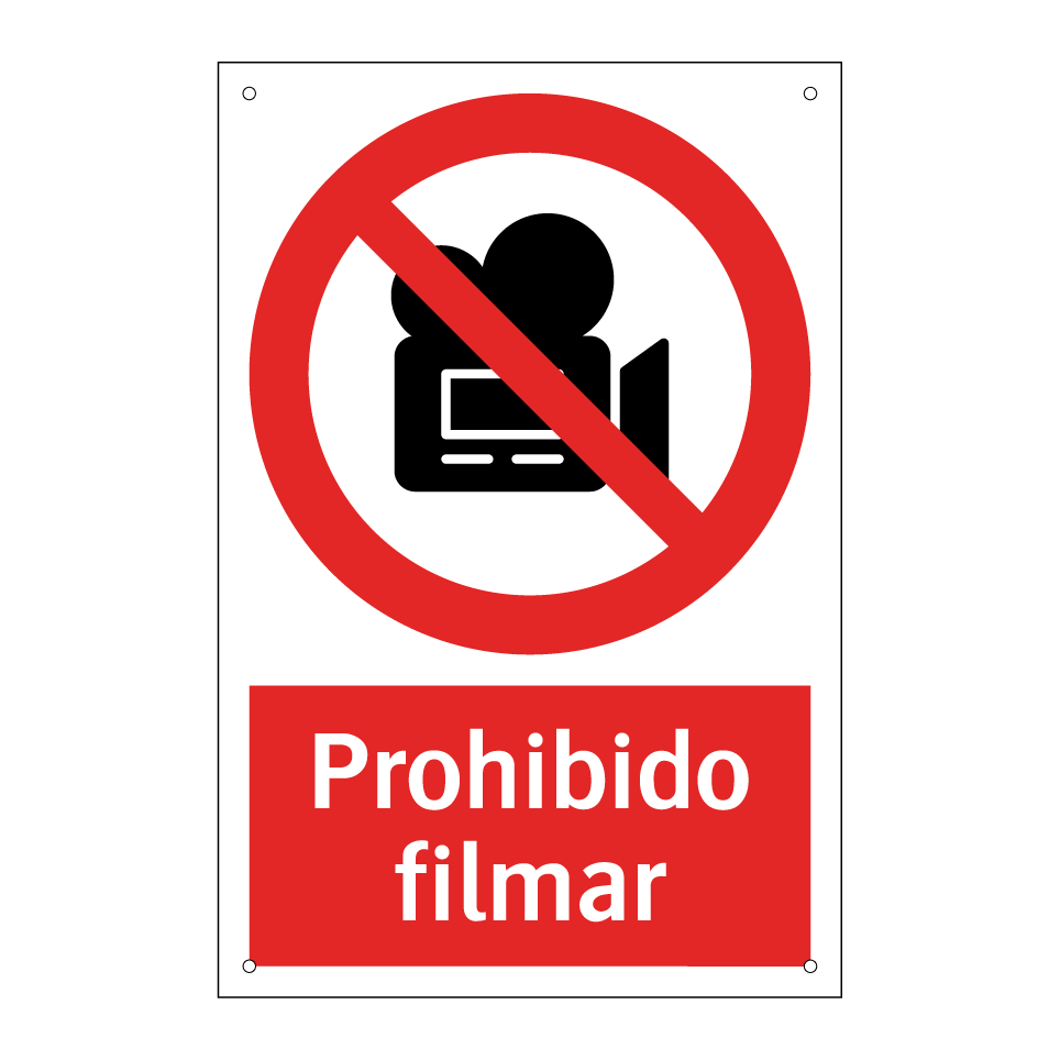 Prohibido filmar