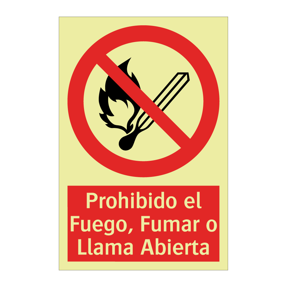 Prohibido el Fuego, Fumar o Llama Abierta
