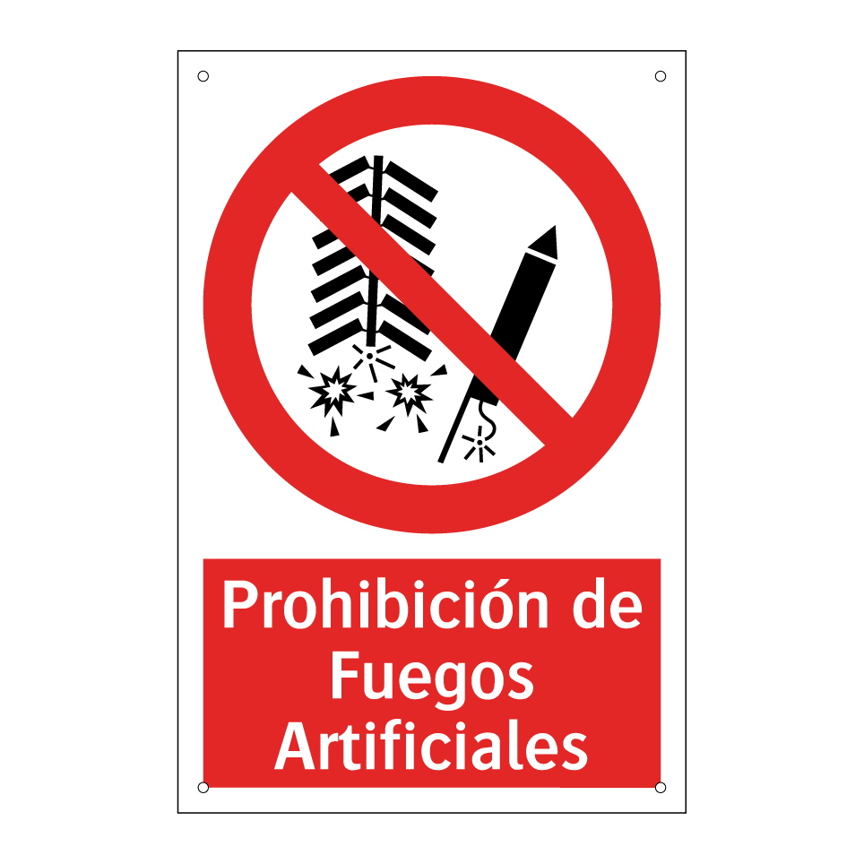 Prohibición de Fuegos Artificiales