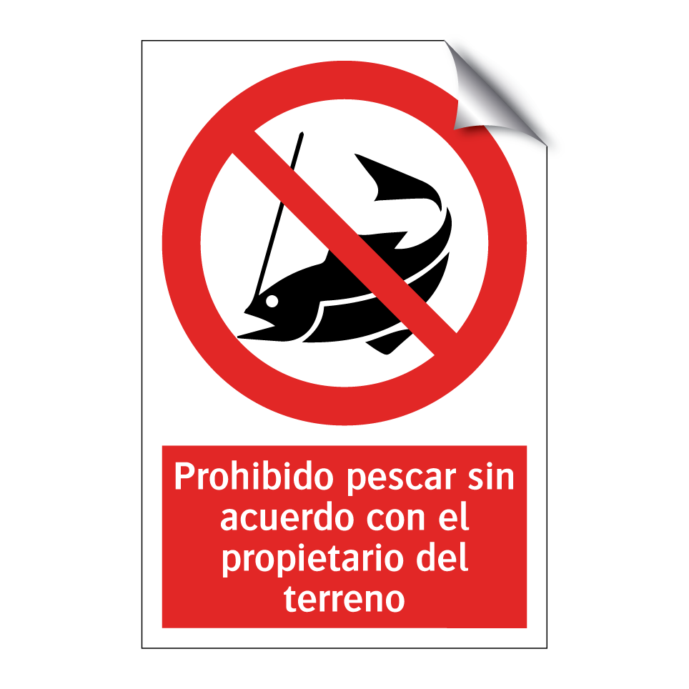 Prohibido pescar sin acuerdo con el propietario del terreno