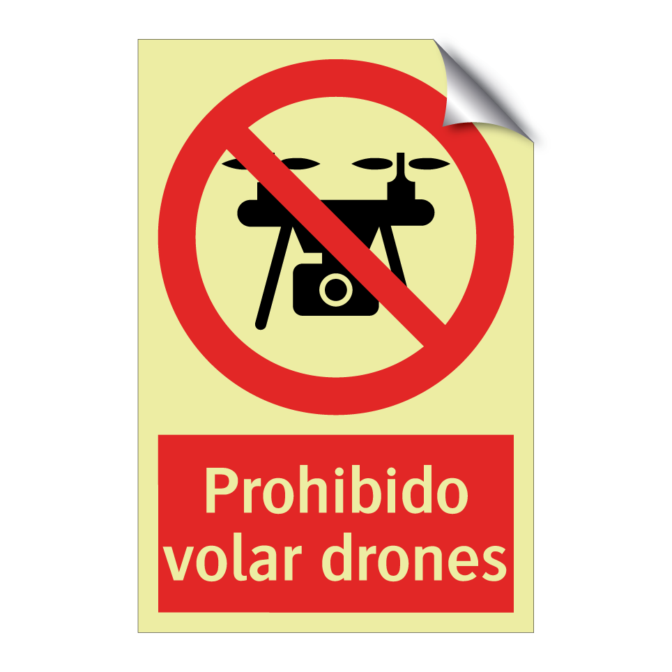 Prohibido volar drones