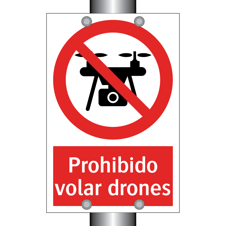 Prohibido volar drones