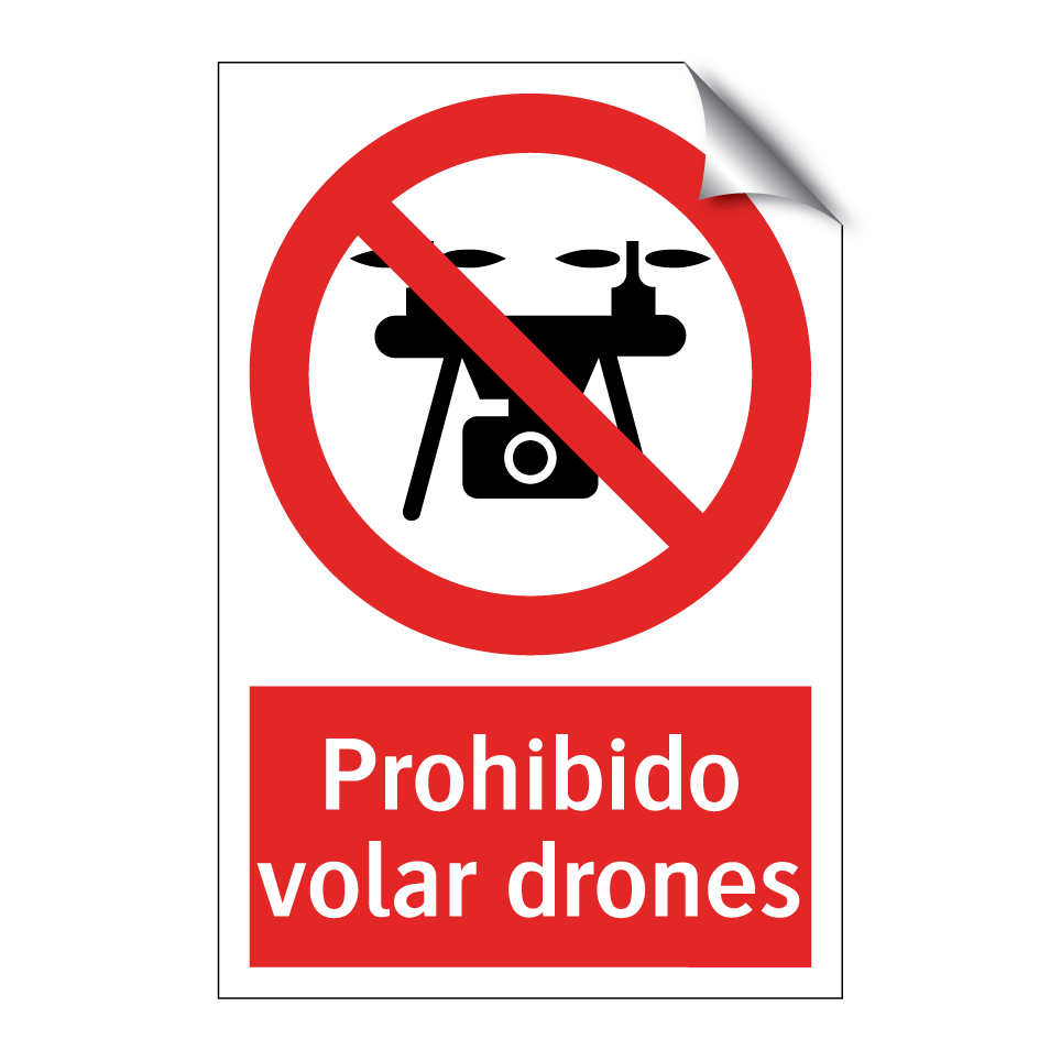 Prohibido volar drones