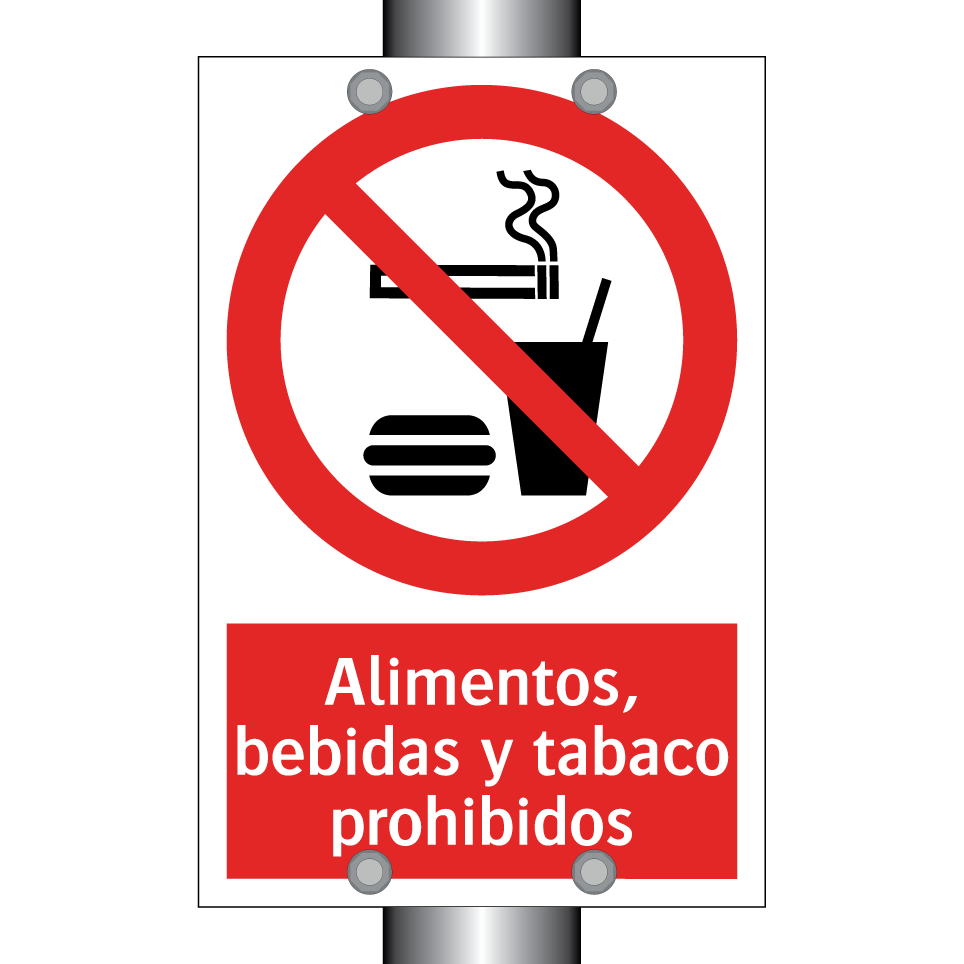 Alimentos, bebidas y tabaco prohibidos