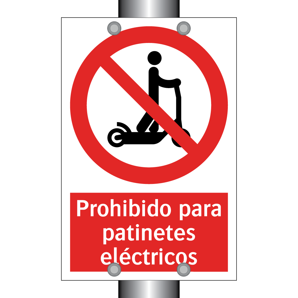 Prohibido para patinetes eléctricos