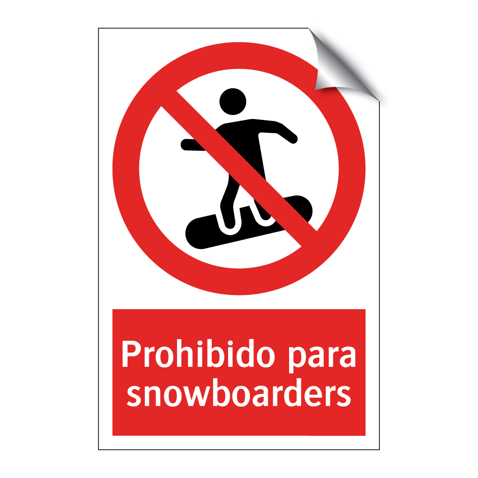 Prohibido para snowboarders