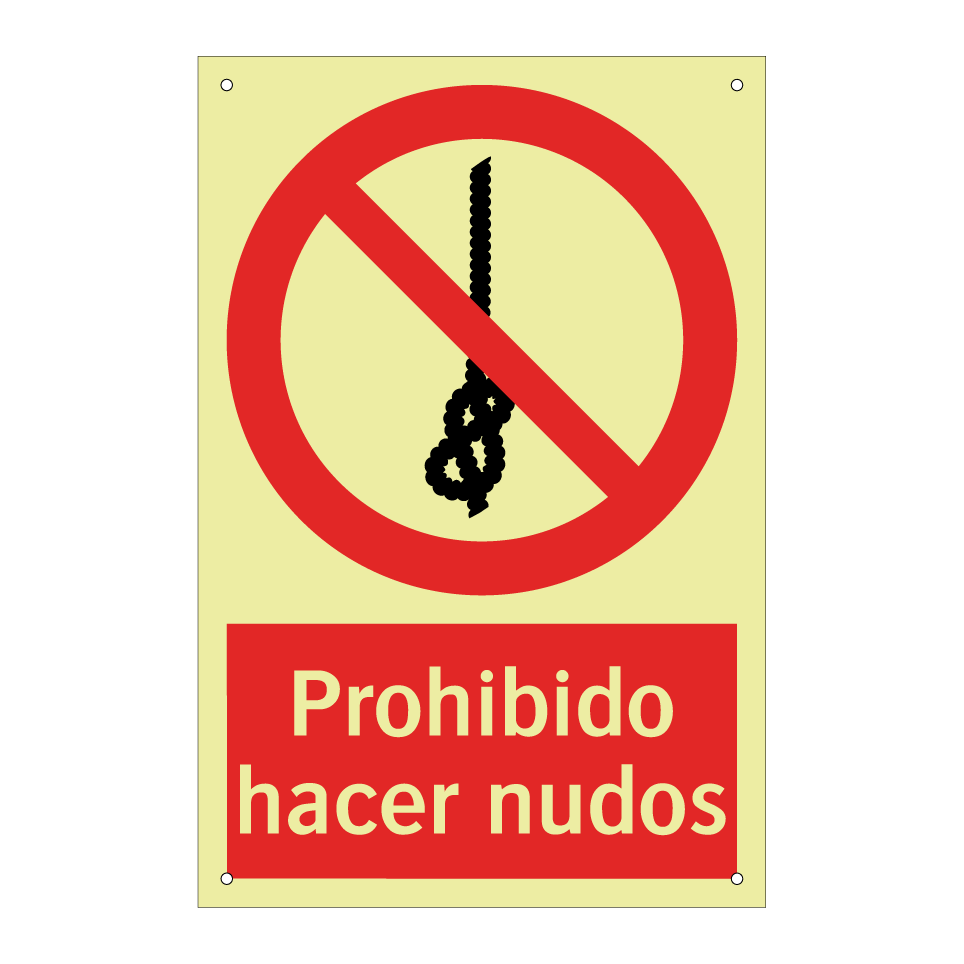 Prohibido hacer nudos
