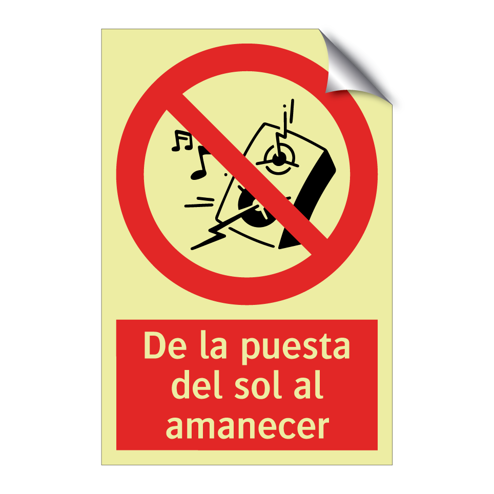 De la puesta del sol al amanecer