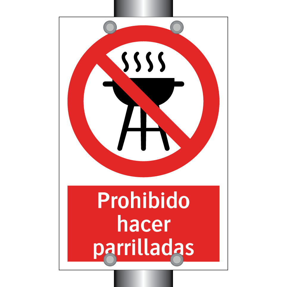 Prohibido hacer parrilladas