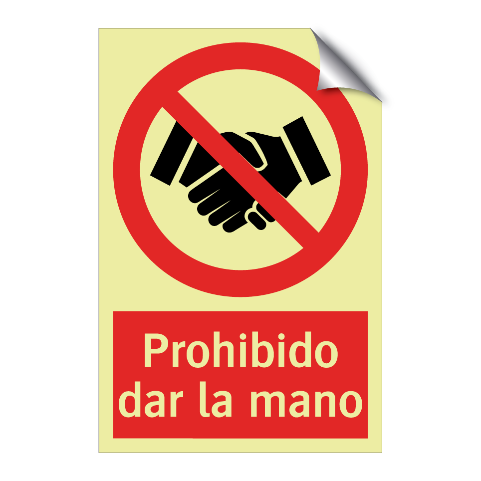 Prohibido dar la mano