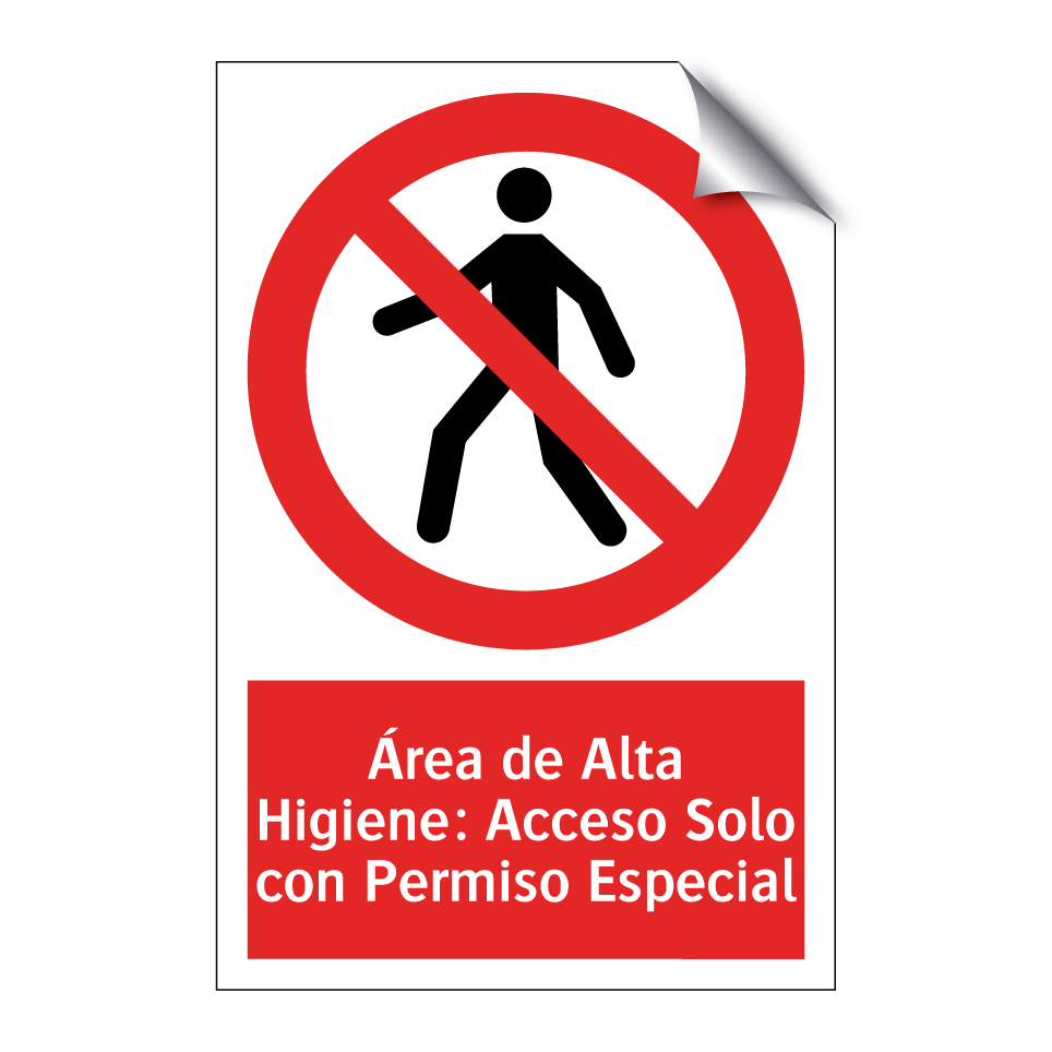 Área de Alta Higiene: Acceso Solo con Permiso Especial