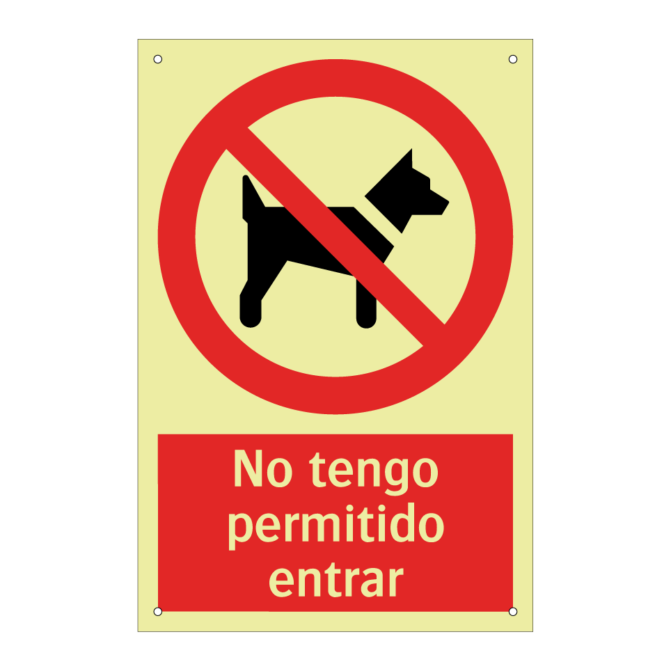 No tengo permitido entrar