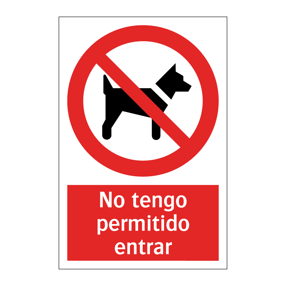 No tengo permitido entrar