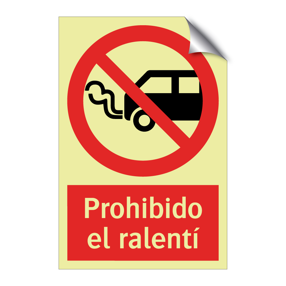 Prohibido el ralentí