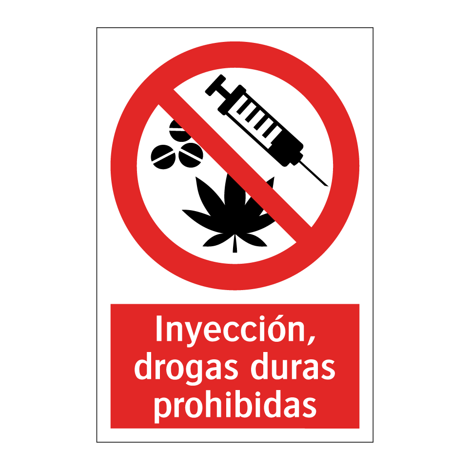 Inyección, drogas duras prohibidas
