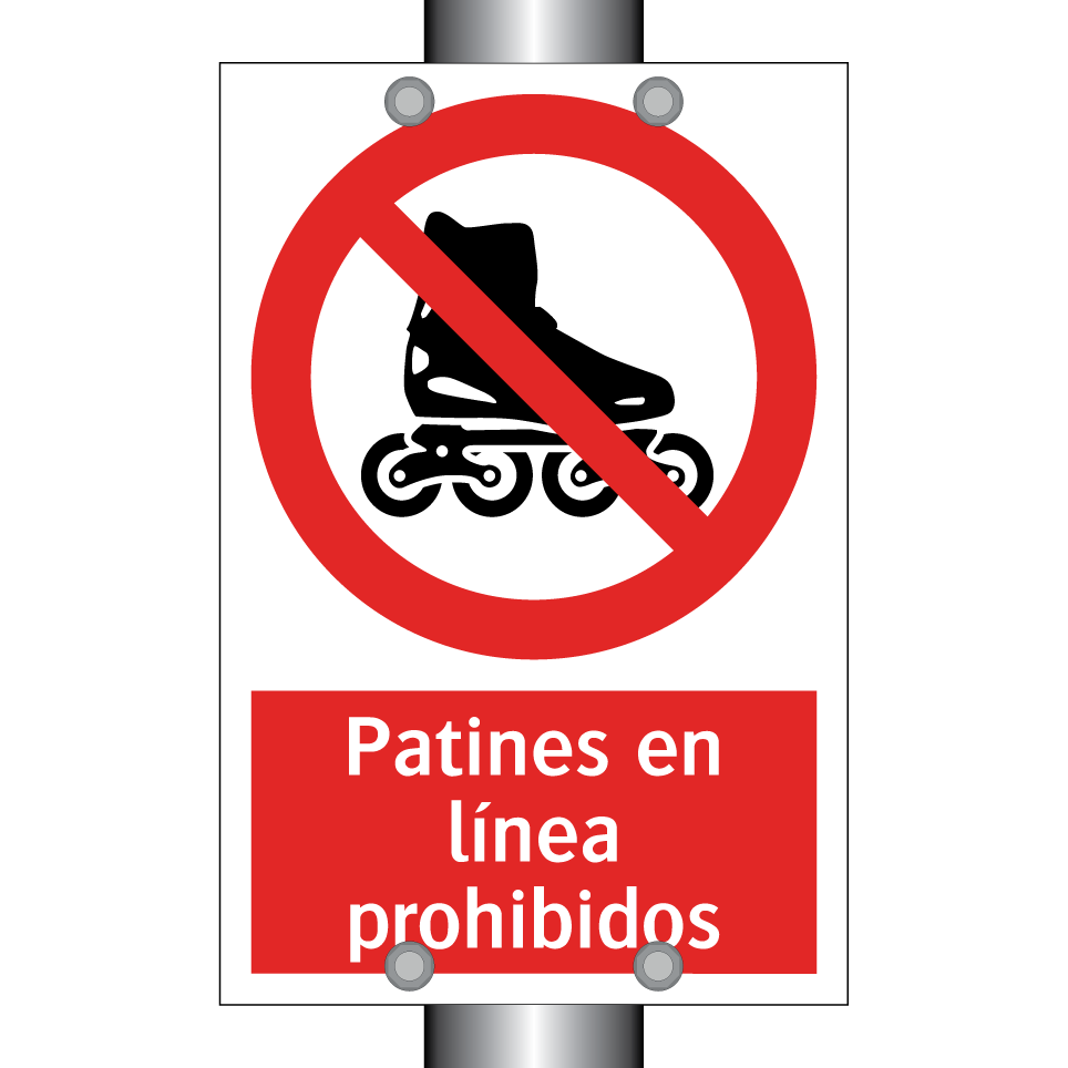 Patines en línea prohibidos