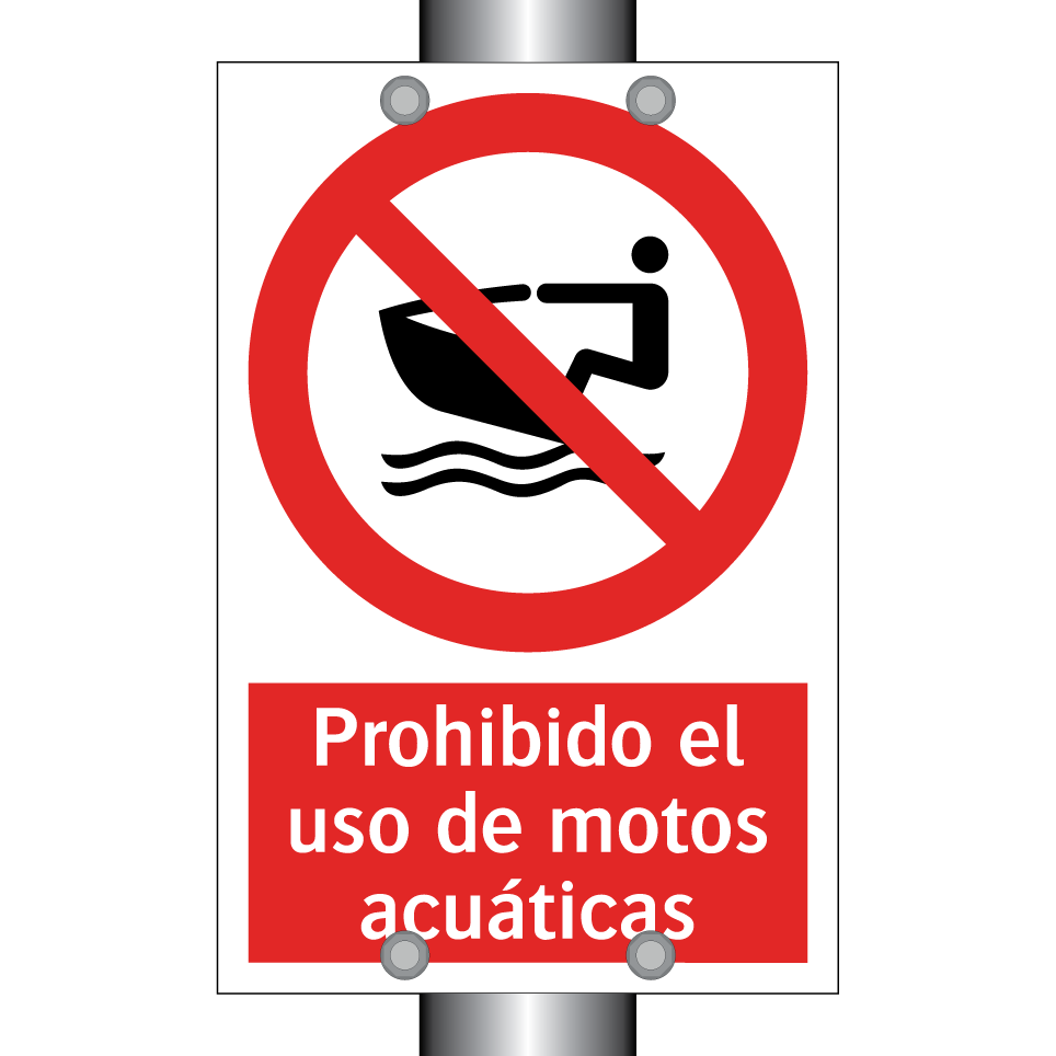 Prohibido el uso de motos acuáticas