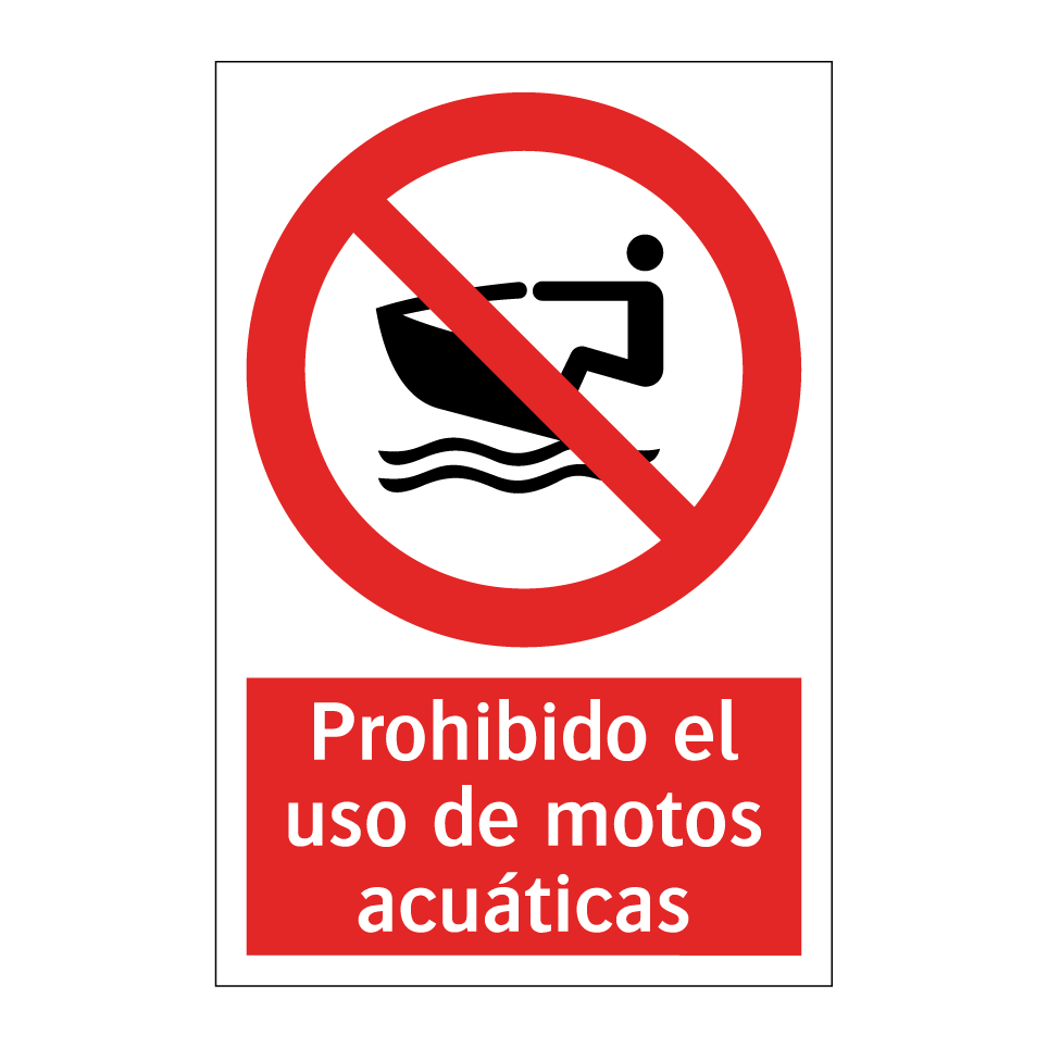 Prohibido el uso de motos acuáticas