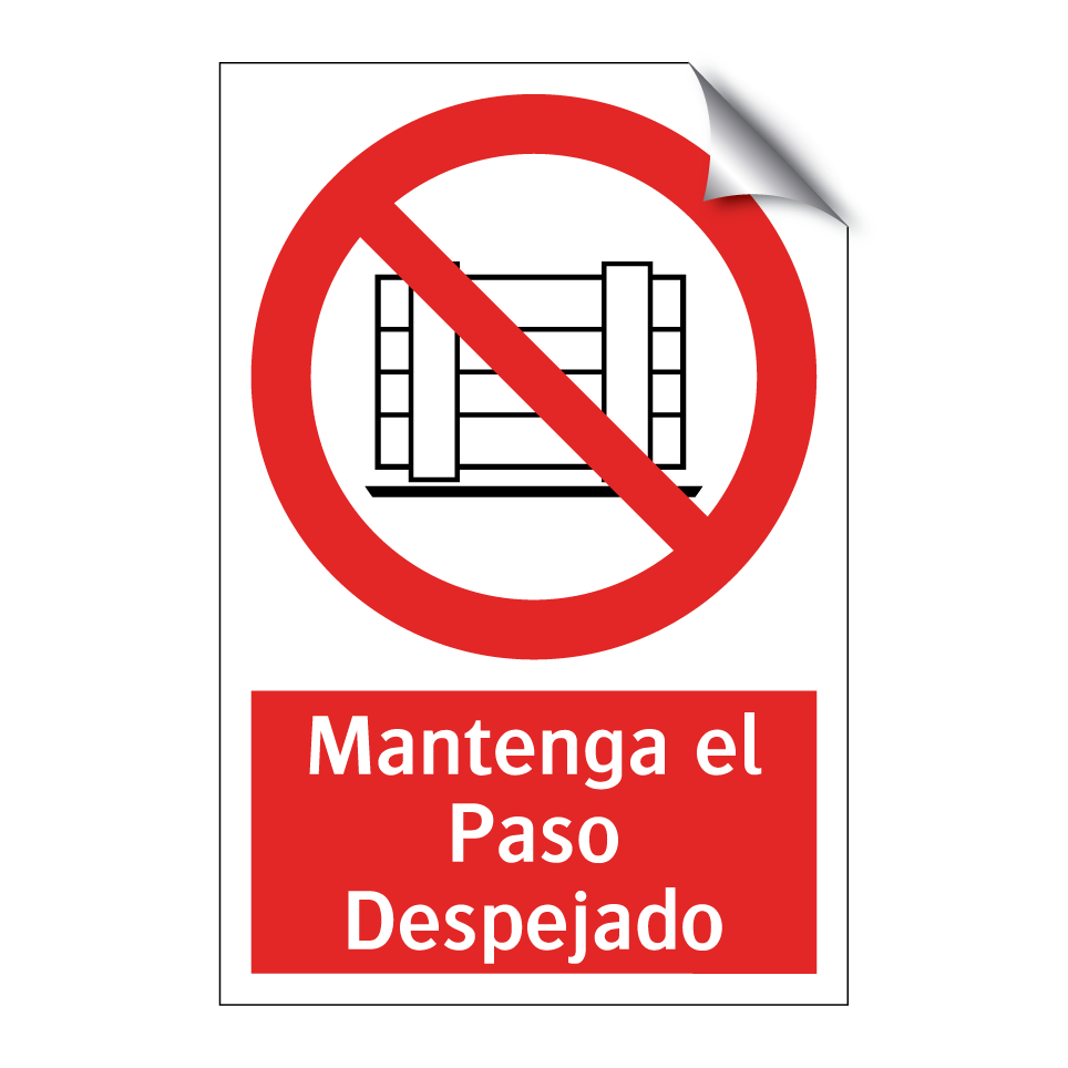 Mantenga el Paso Despejado