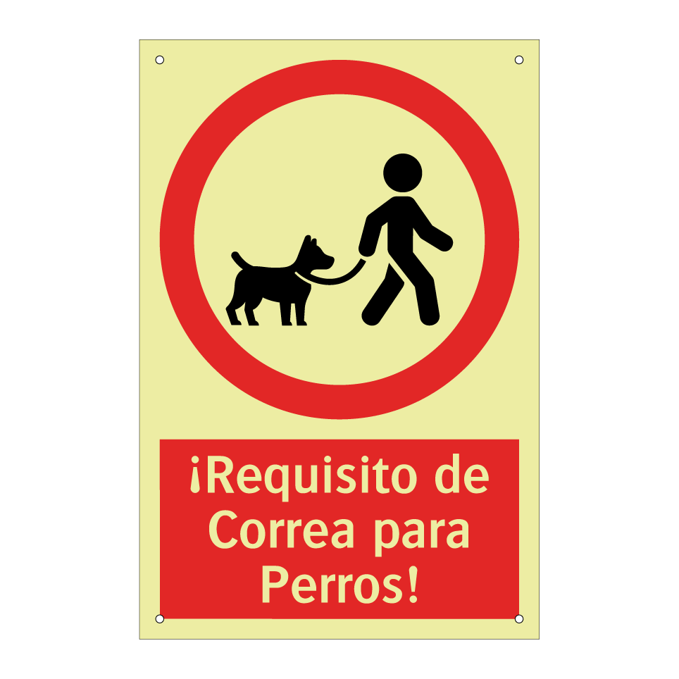 ¡Requisito de Correa para Perros!