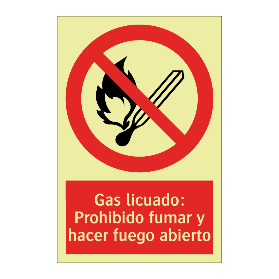 Gas licuado: Prohibido fumar y hacer fuego abierto