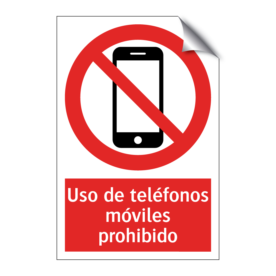 Uso de teléfonos móviles prohibido