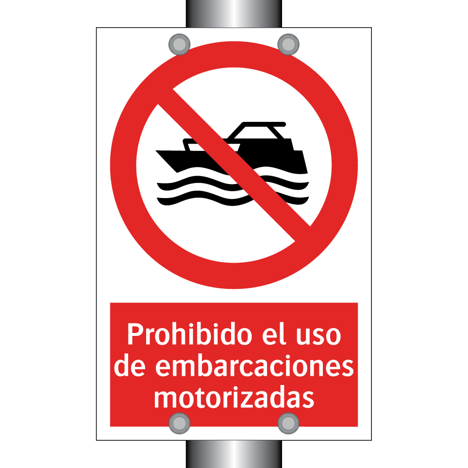 Prohibido el uso de embarcaciones motorizadas