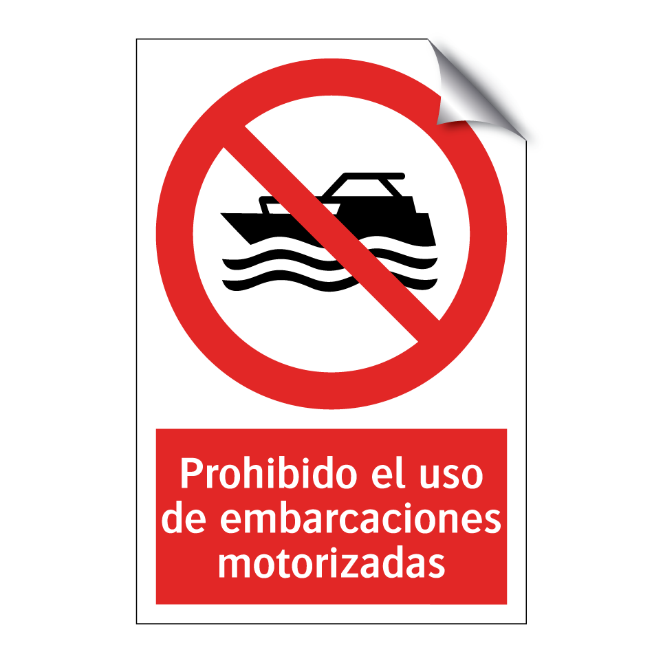 Prohibido el uso de embarcaciones motorizadas