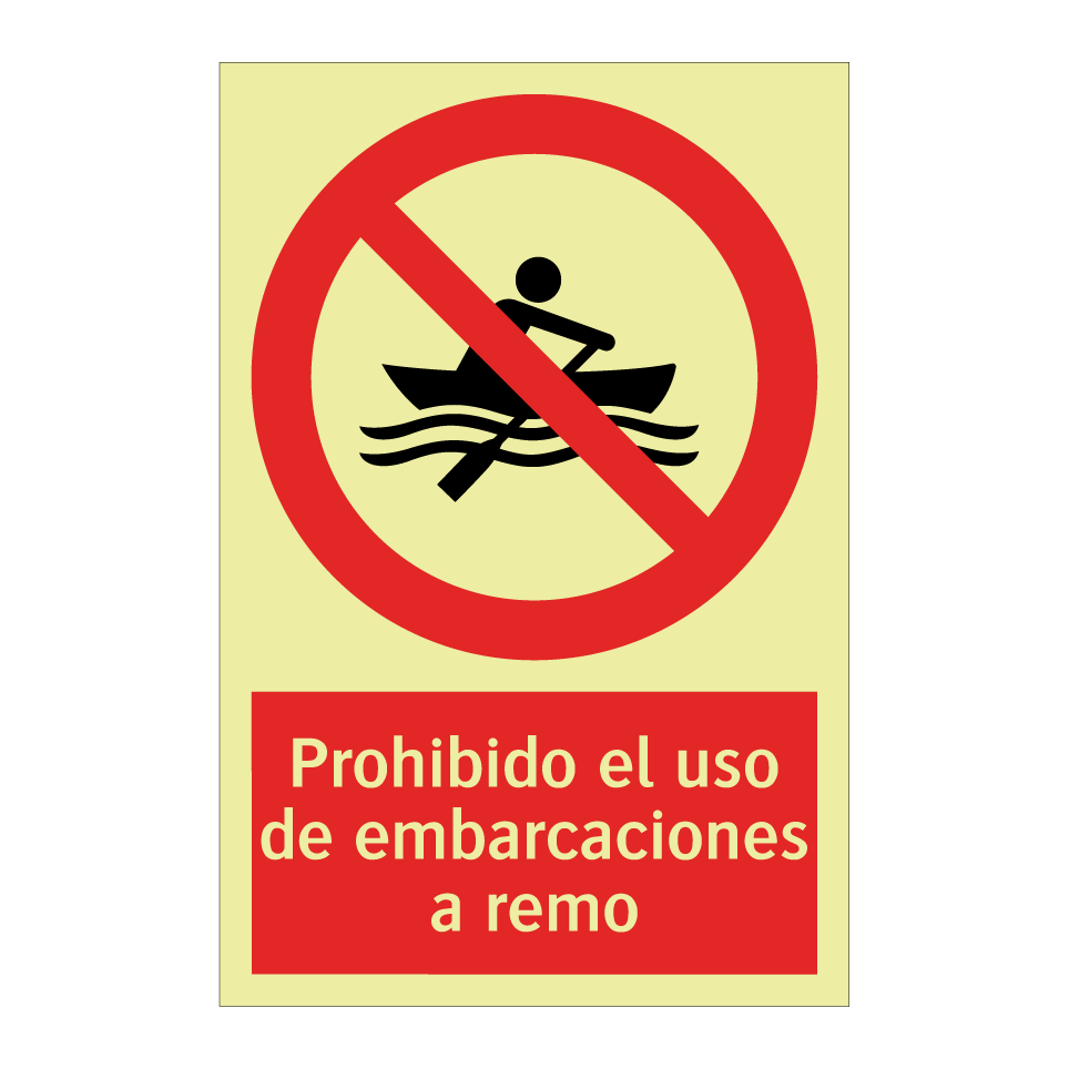 Prohibido el uso de embarcaciones a remo