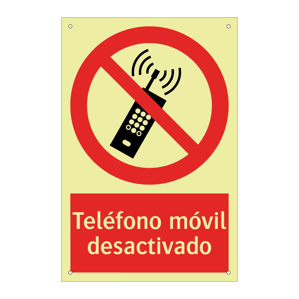 Teléfono móvil desactivado