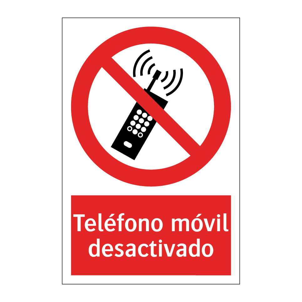 Teléfono móvil desactivado