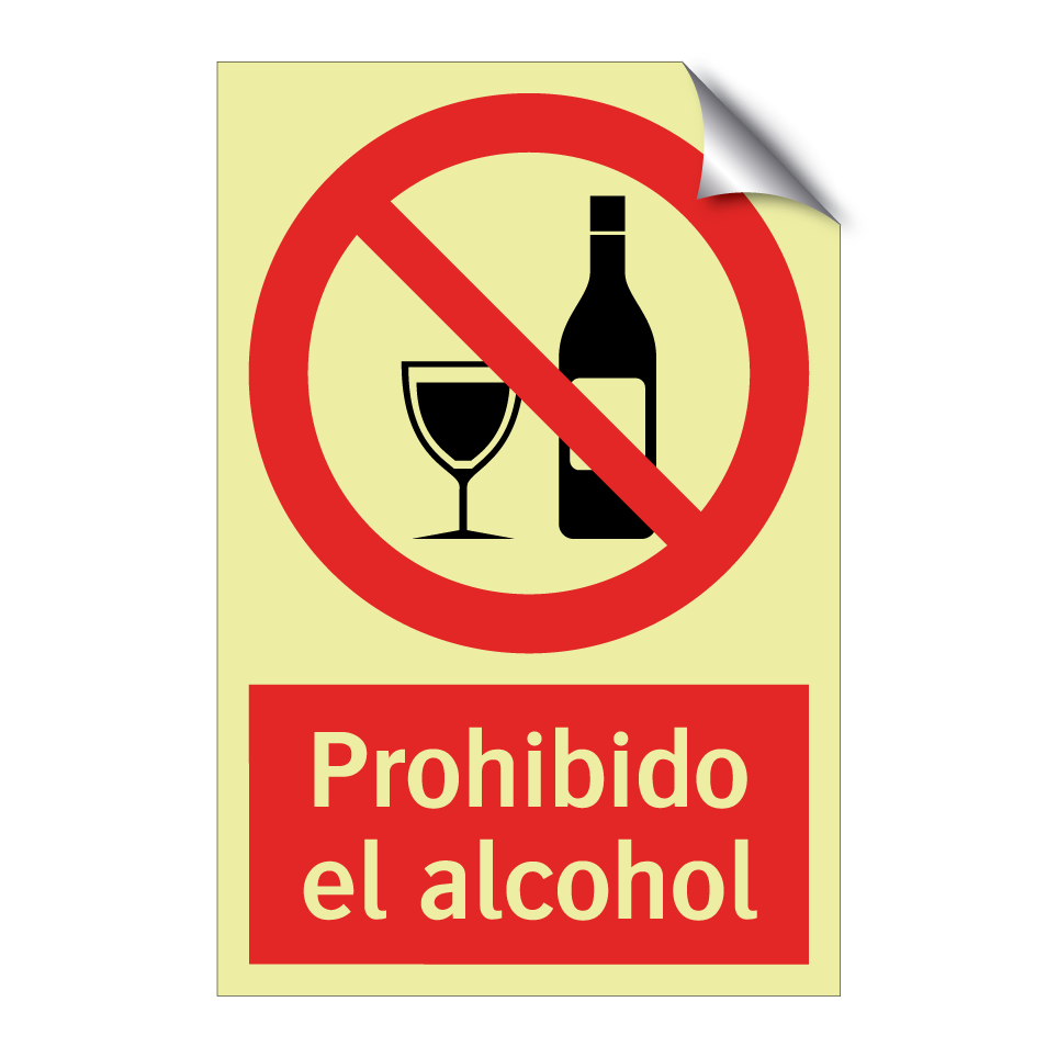 Prohibido el alcohol