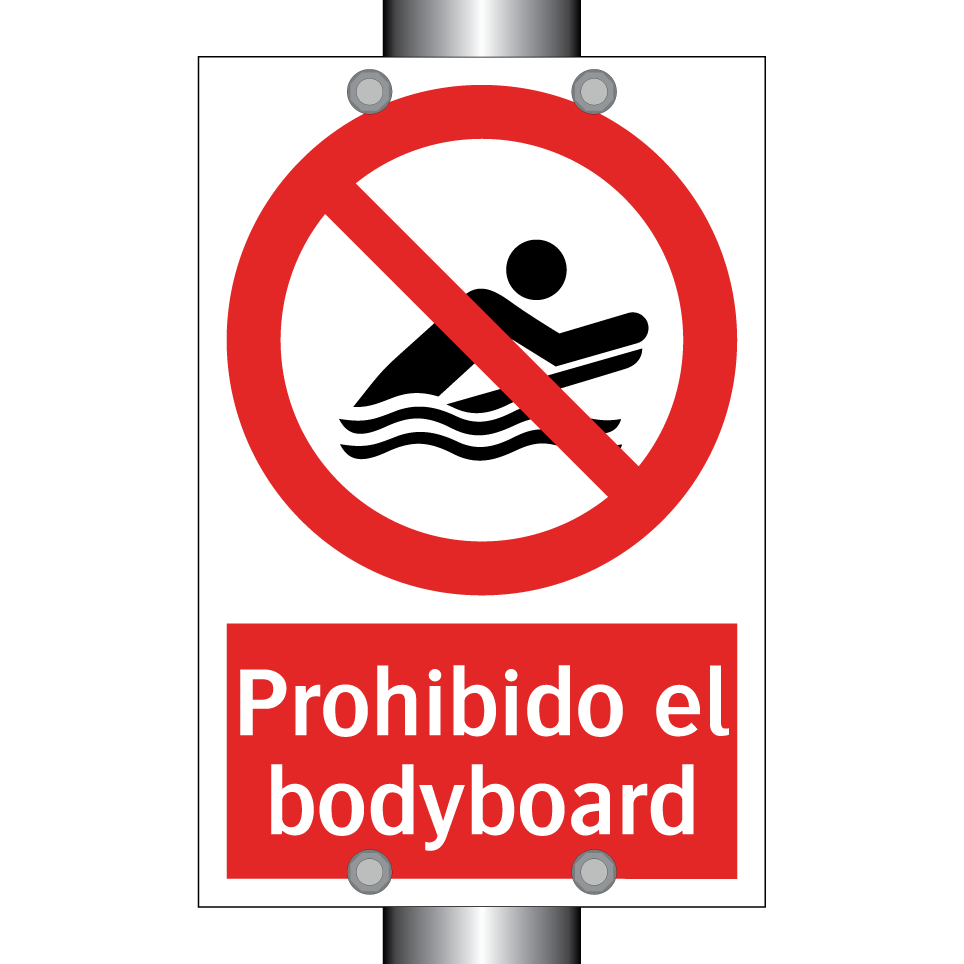Prohibido el bodyboard