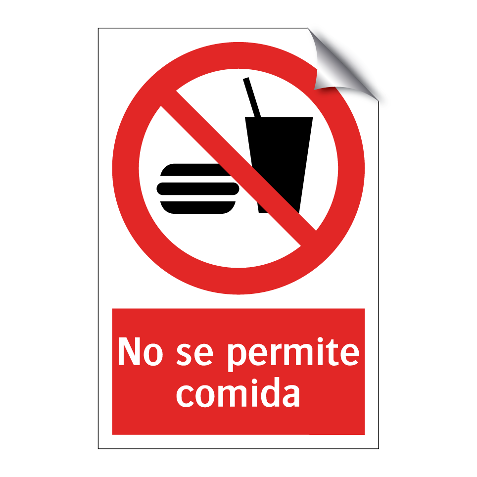 No se permite comida