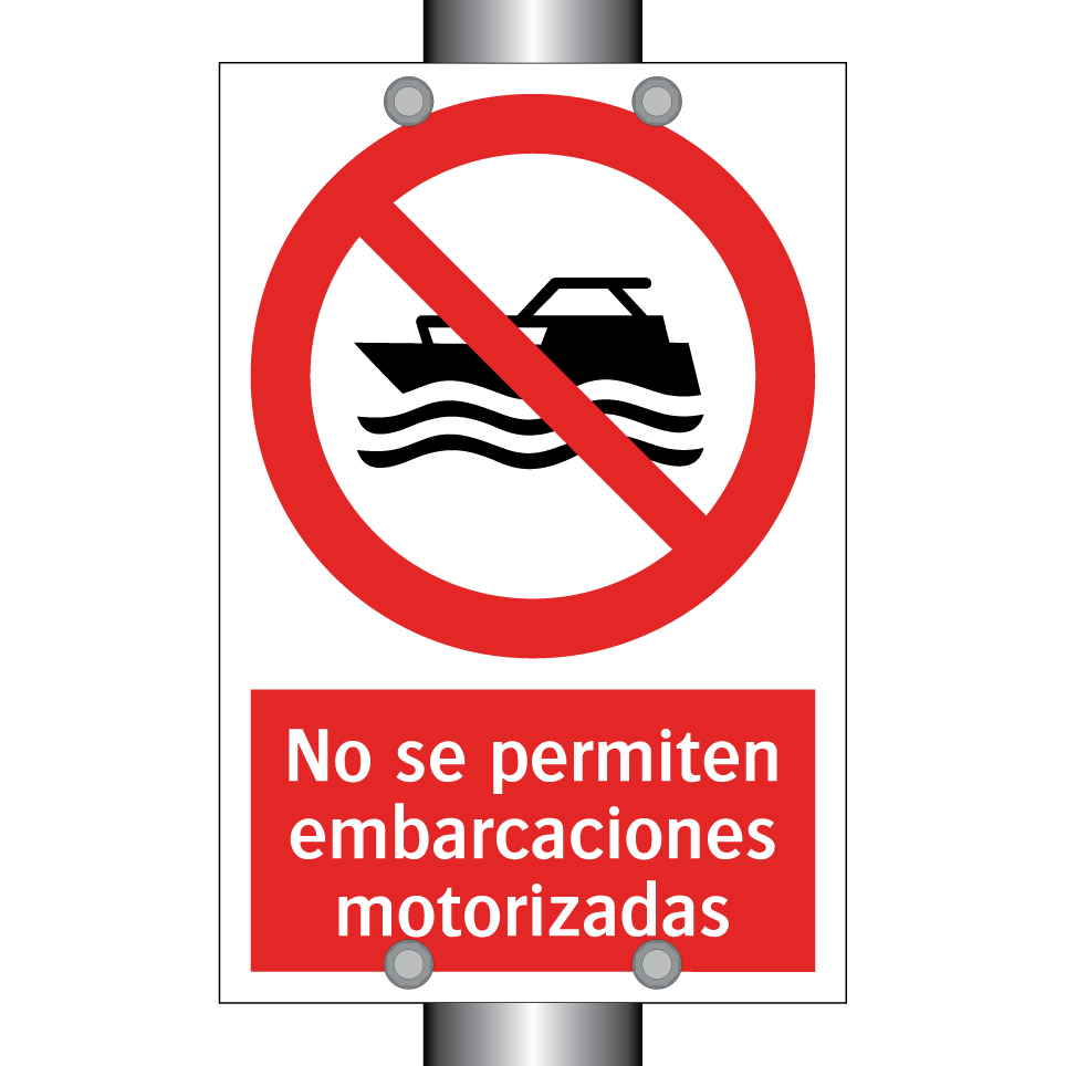No se permiten embarcaciones motorizadas